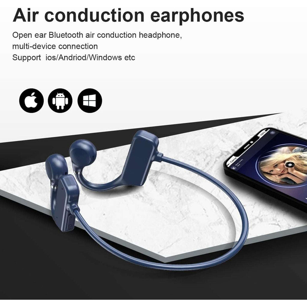 Open Ear Bluetooth 5.1 Sport Headphones Wireless Bone Conduction Earbuds Recharg