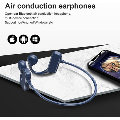 Open Ear Bluetooth 5.1 Sport Headphones Wireless Bone Conduction Earbuds Recharg