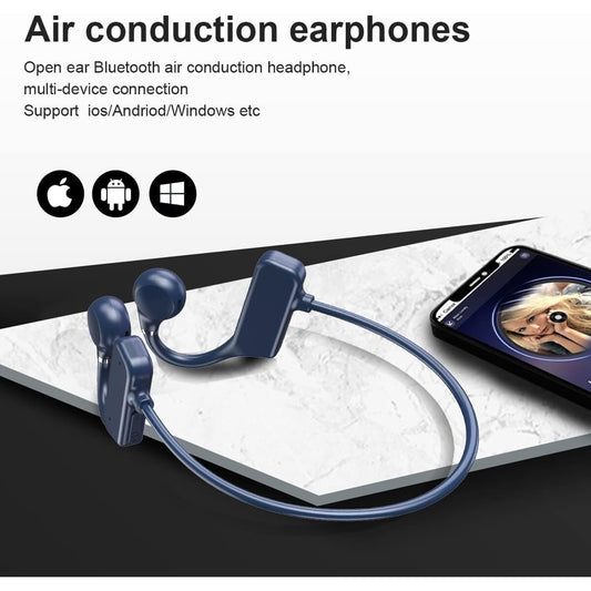Open Ear Bluetooth 5.1 Sport Headphones Wireless Bone Conduction Earbuds Recharg