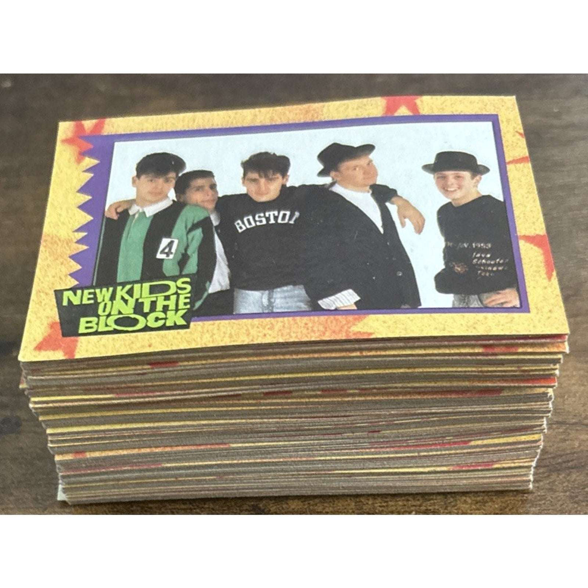 New Kids On The Block Collectible Card Lot 60+ Cards & Stickers 1989 NKOTB