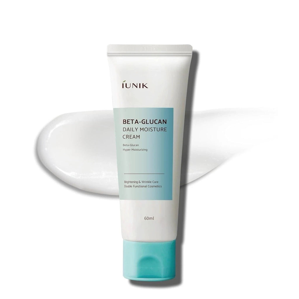 iUNIK Beta Glucan Daily Moisture Cream & Power Moisture Serum 60ml 50ml K-Beauty