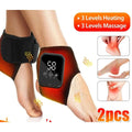 Foot Renew Ankle and Foot Massager Cordless 3-Level Vibration & Heat & Extenders