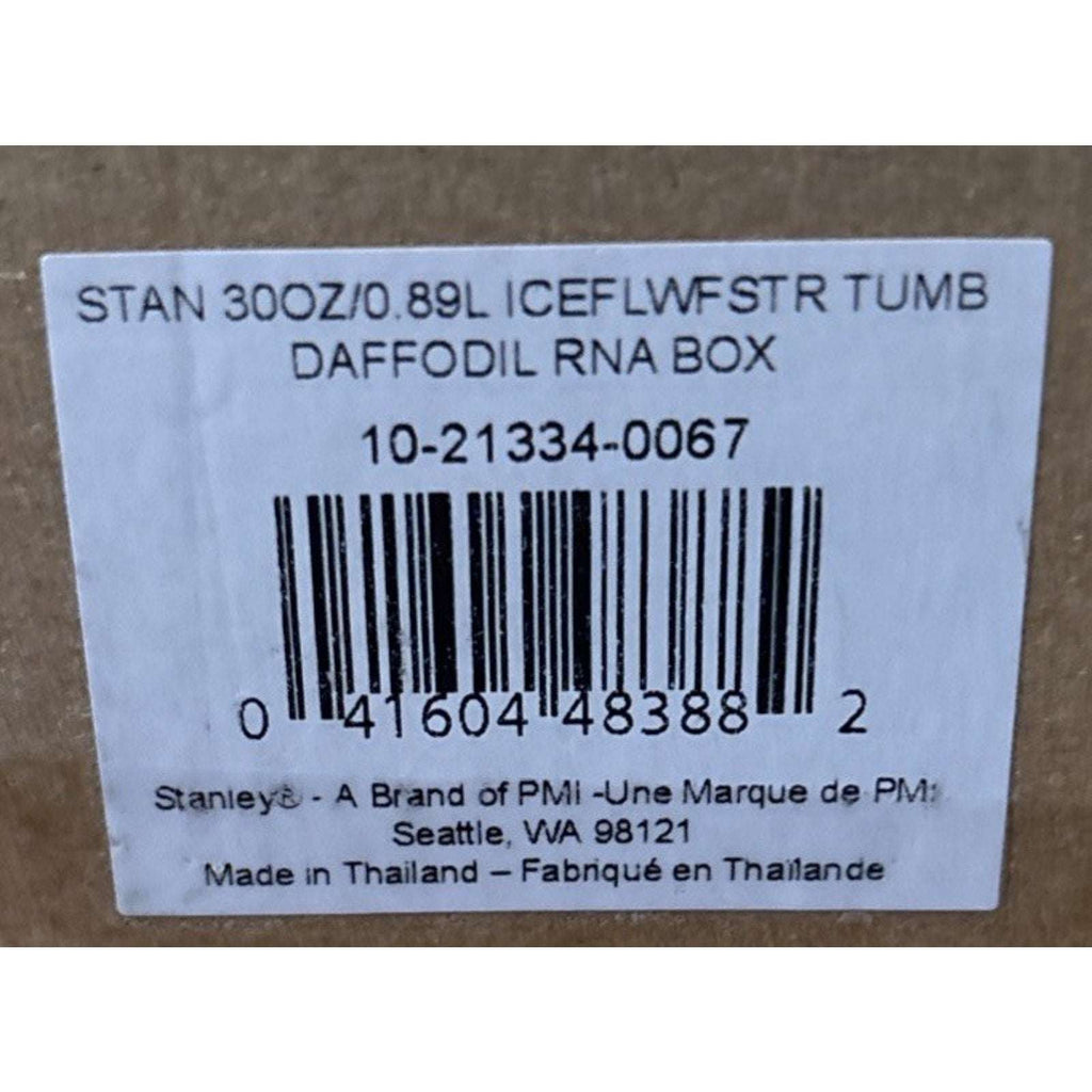 Stanley ICEFLOW 2.0 Flip Straw Tumbler 30oz Daffodil Stainless Steel Insulated