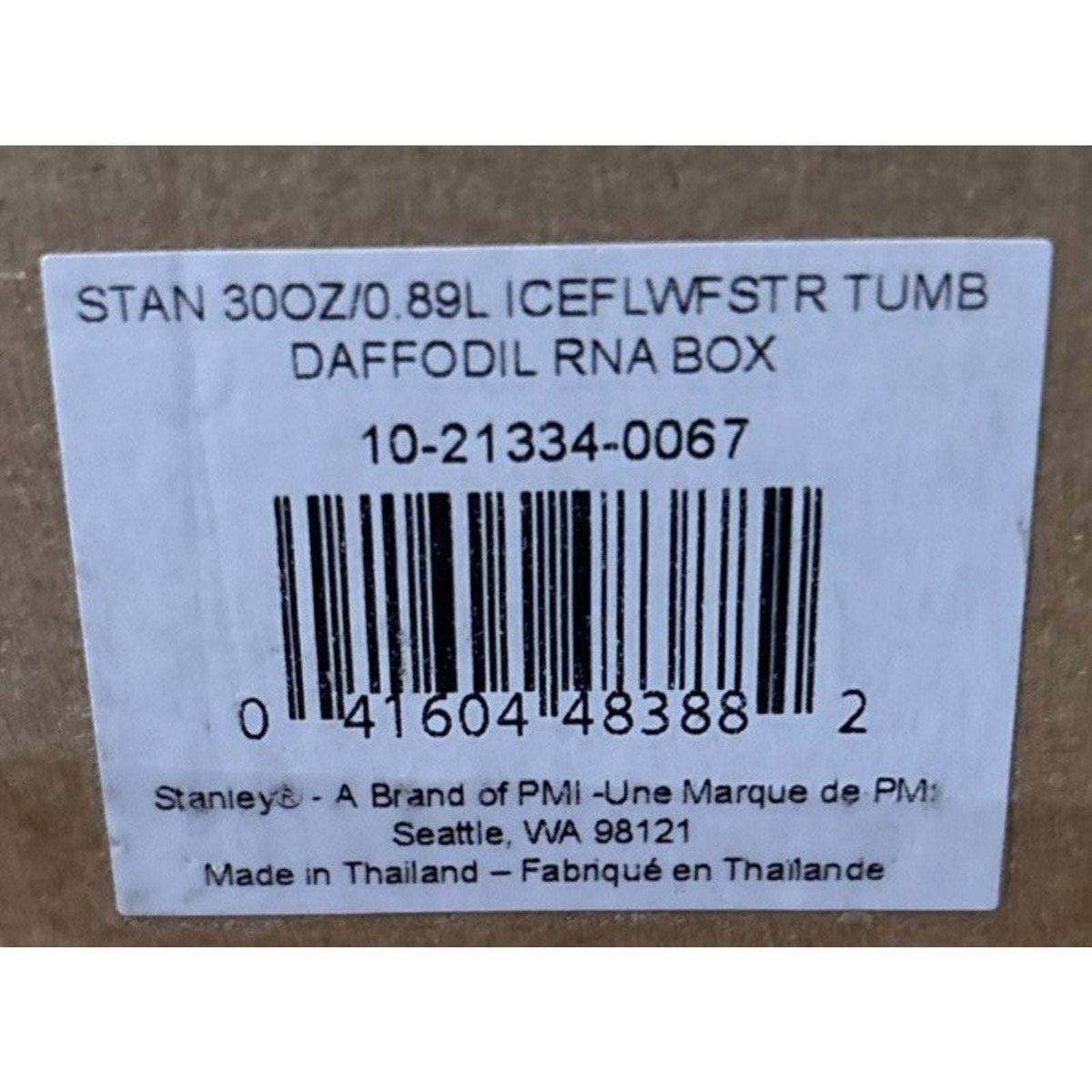 Stanley ICEFLOW 2.0 Flip Straw Tumbler 30oz Daffodil Stainless Steel Insulated