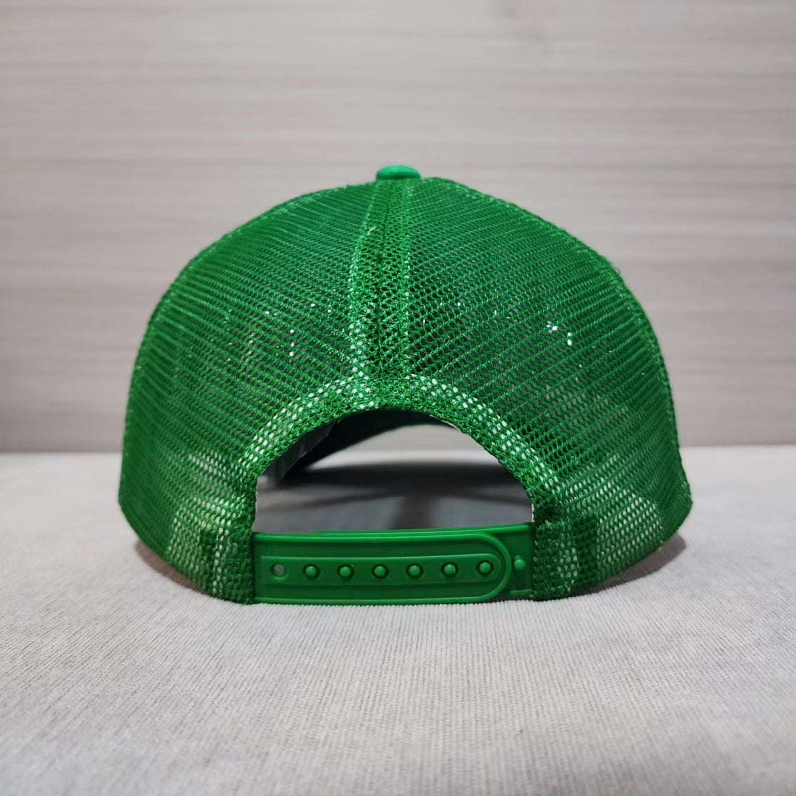 MASTERS LOGO GOLF CAP Mesh Trucker Snapback Hat Augusta Embroidered Green/White