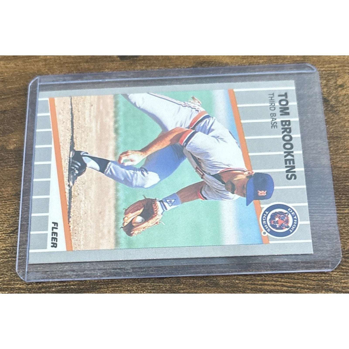 1989 FLEER #130 MIKE HEATH TOM BROOKENS Error Cards - TIGERS - Pack to Sleeve
