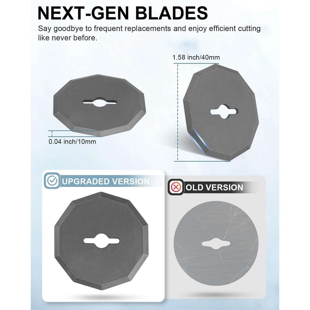 Cordless Electric Scissors 4V Rechargeable Rotary Cardboard Cutter, 2000mAh Bat