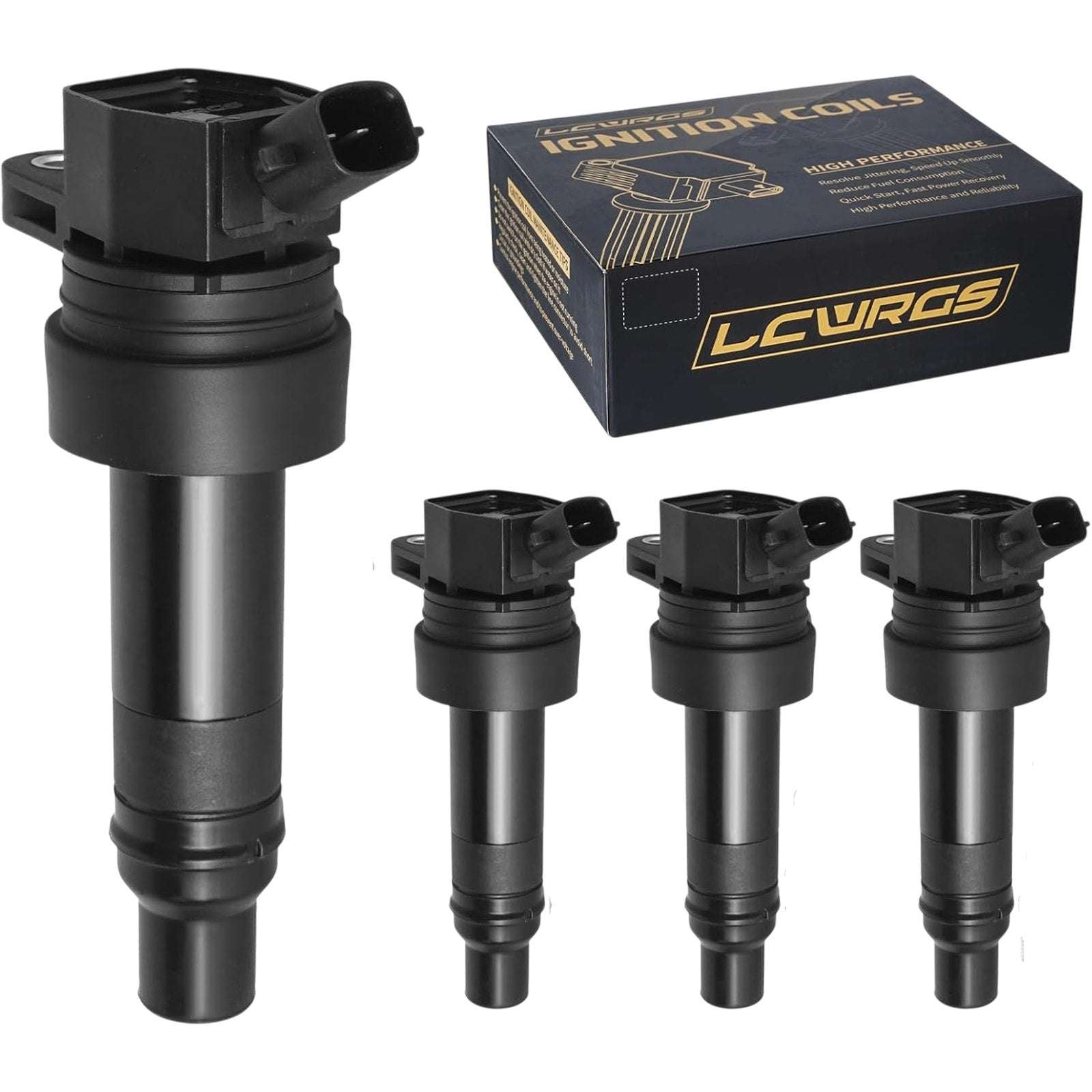 4PCS OEM Ignition Coil 27301-2B100 for 12-19 Accent Veloster 12-19 Rio Soul 1.6L