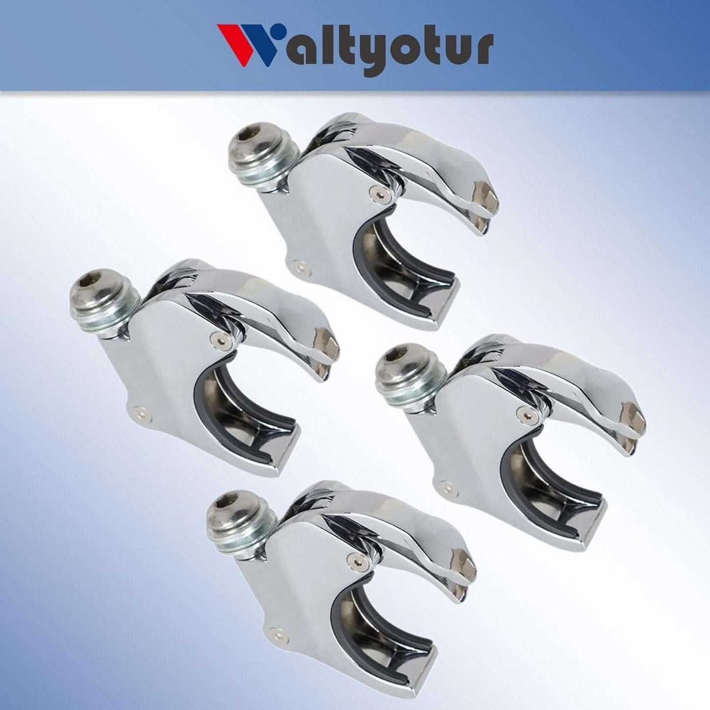 49mm 4PCS Windshield Windscreen Clamps Harley XL1200X, FXBB, FXBR, FXBRS & FXLR