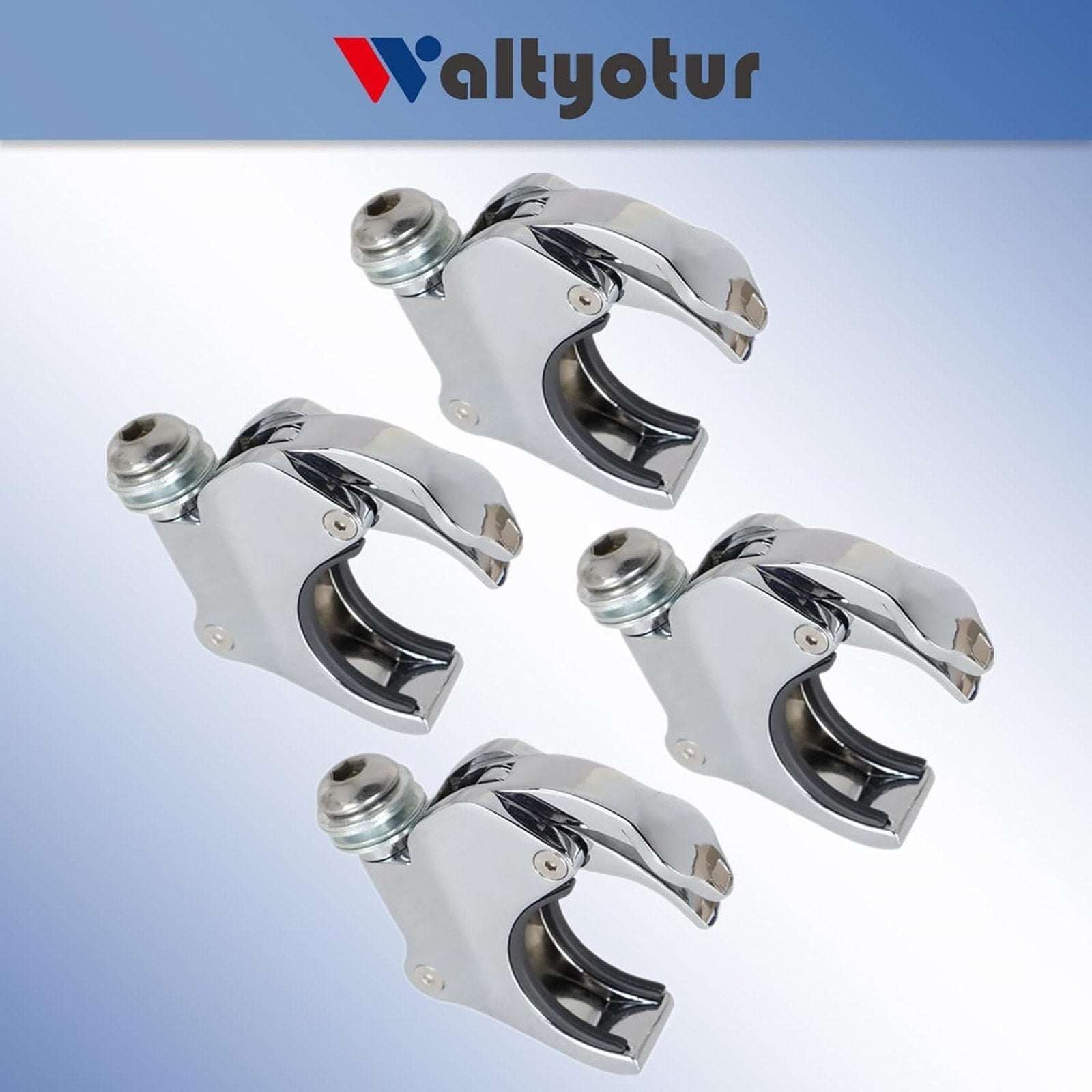 49mm 4PCS Windshield Windscreen Clamps Harley XL1200X, FXBB, FXBR, FXBRS & FXLR