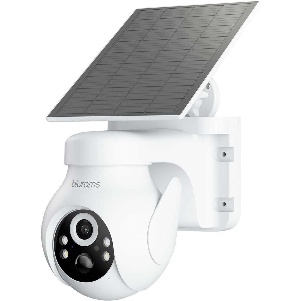 blurams 2K Solar Outdoor Wireless Camera 360° PTZ Security Cam Auto Track Color