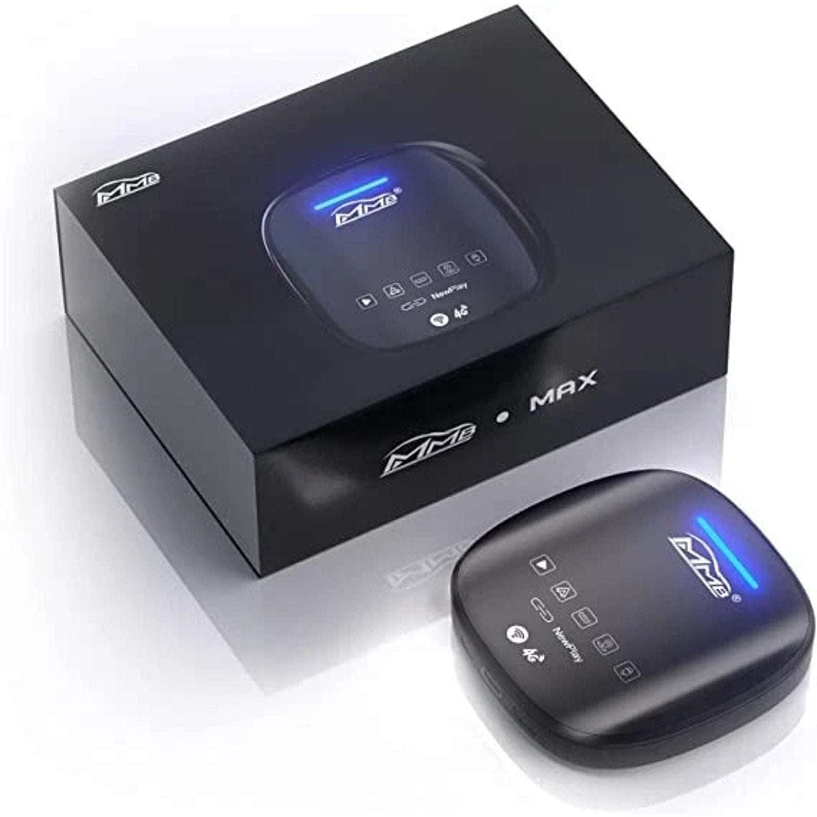 MMB MAX Android Wireless CarPlay 4G/Wifi/BT 8Core 4+64GB Multimedia Ai Video Box