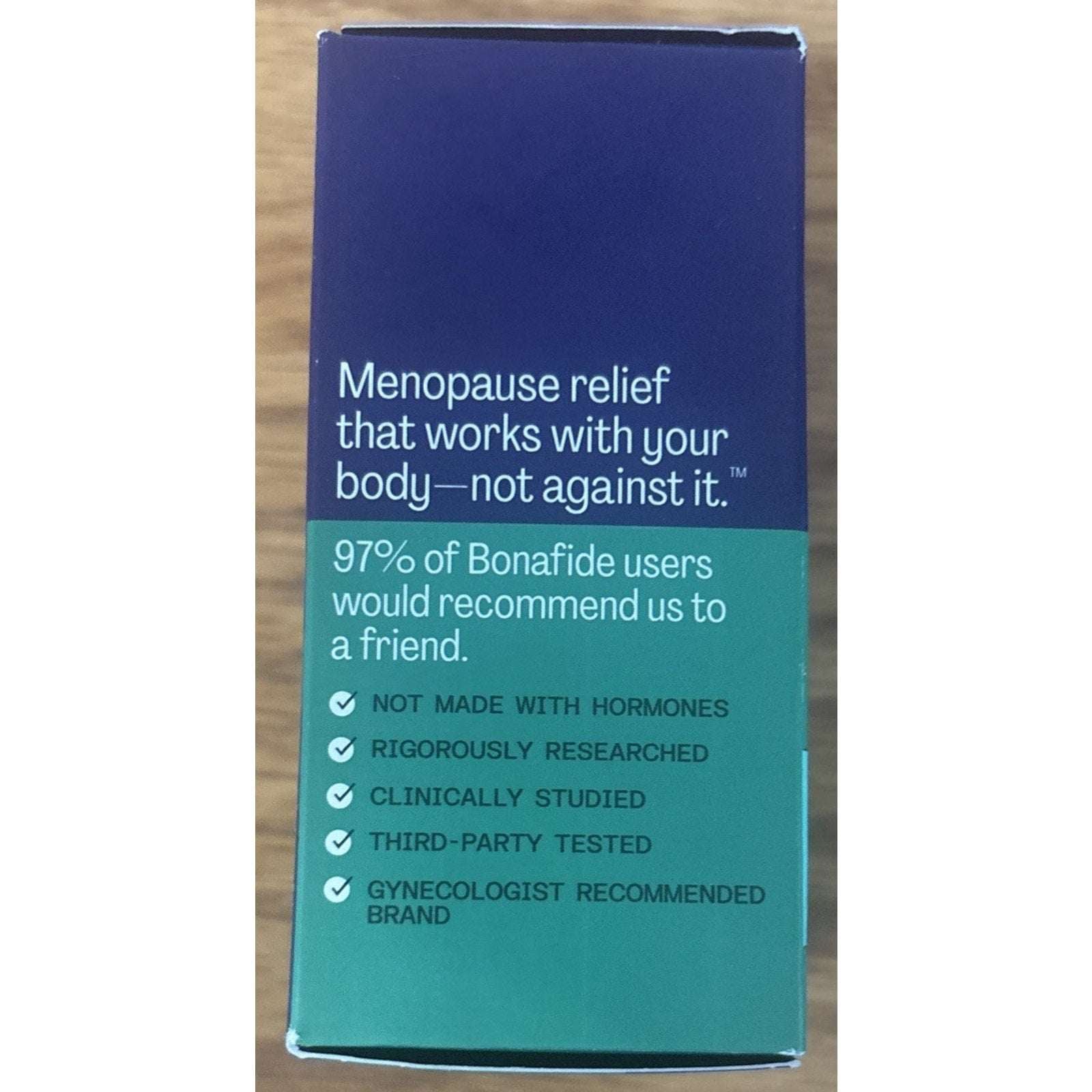 Bonafide Thermella Hot Flash & Night Sweat Relief 28pc Menopause Support Exp2027