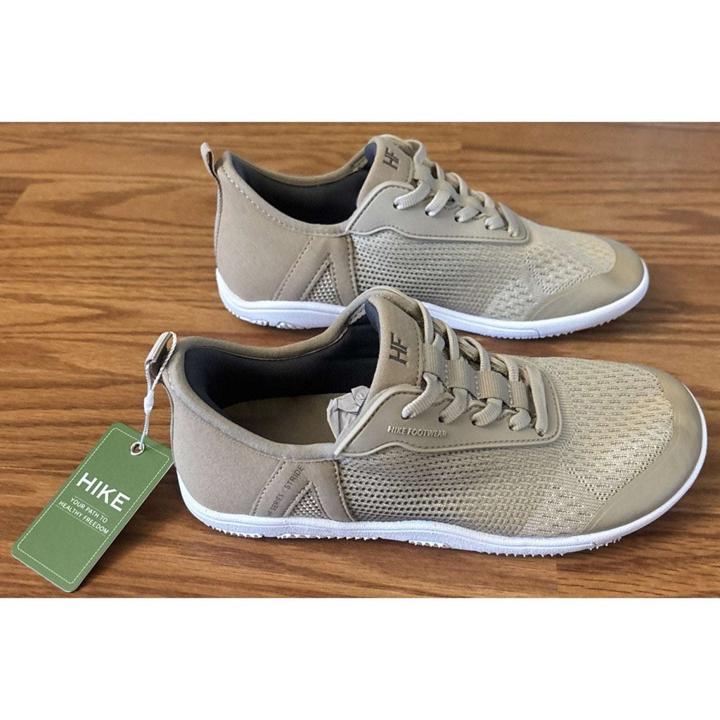 Hike Footwear HF Stride Beige Barefoot Sneakers Unisex Size EU 36 W 6 M 4