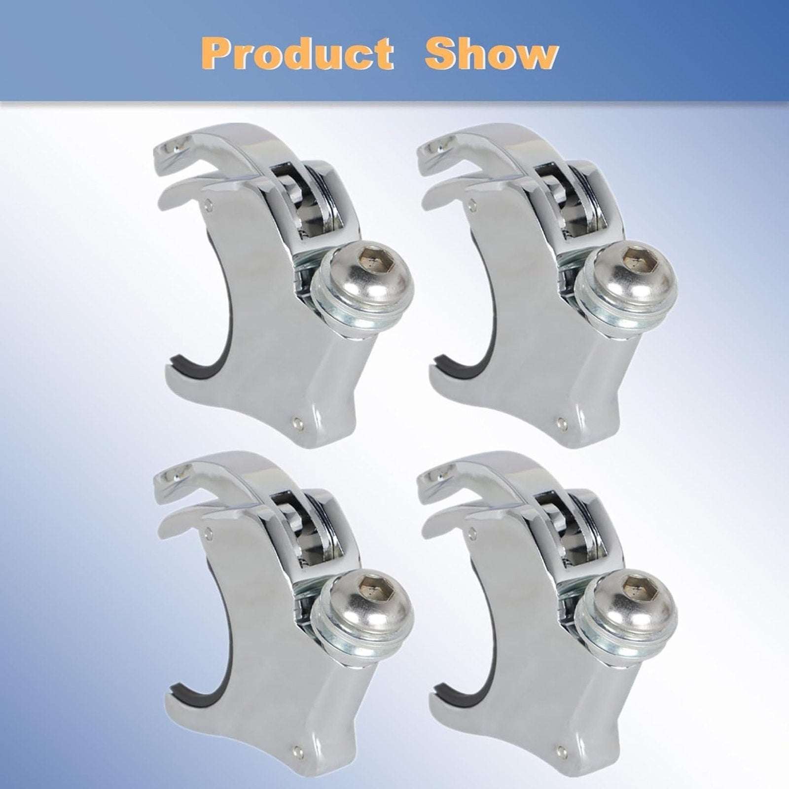49mm 4PCS Windshield Windscreen Clamps Harley XL1200X, FXBB, FXBR, FXBRS & FXLR