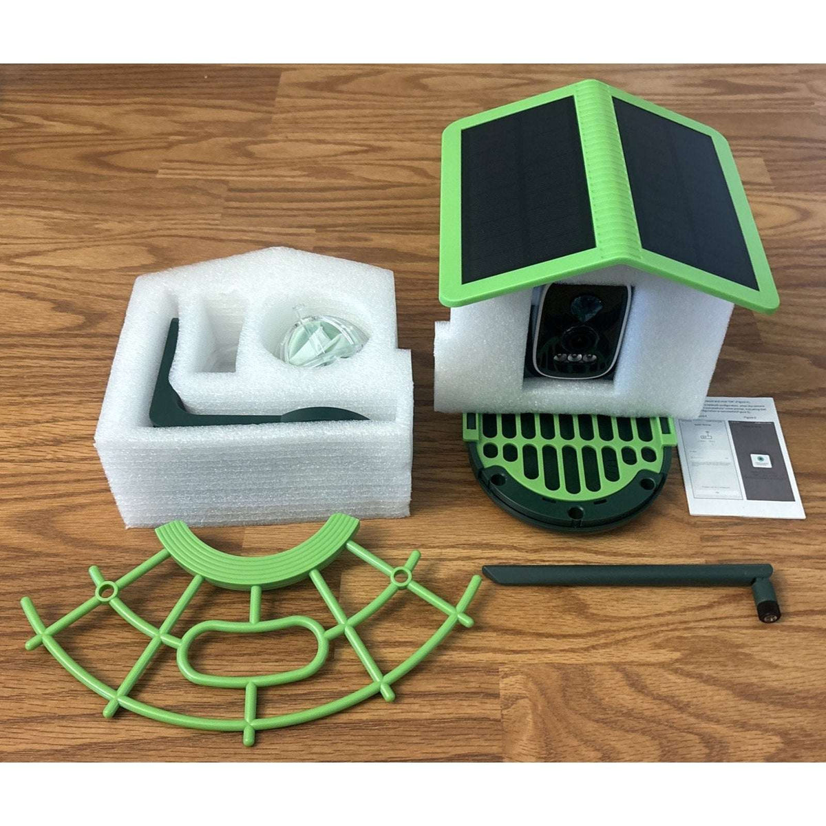 WIFI Solar Powered IP66 Smart Bird Feeder 2K HD Video Camera, Mic & AI Indentify