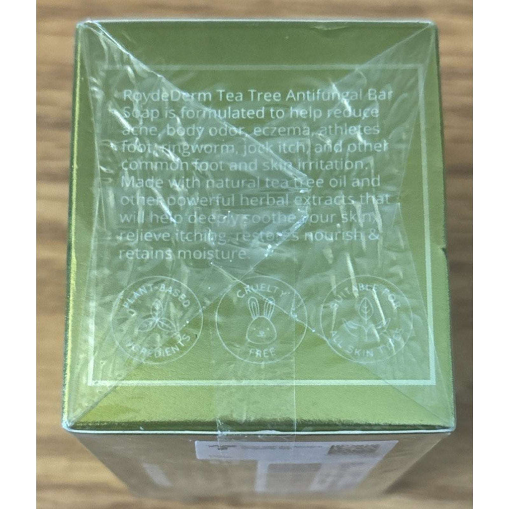 Roycederm Antifungal Antibacterial Treatment Tea Tree Soap 2 x 4.1 oz Soap Bars