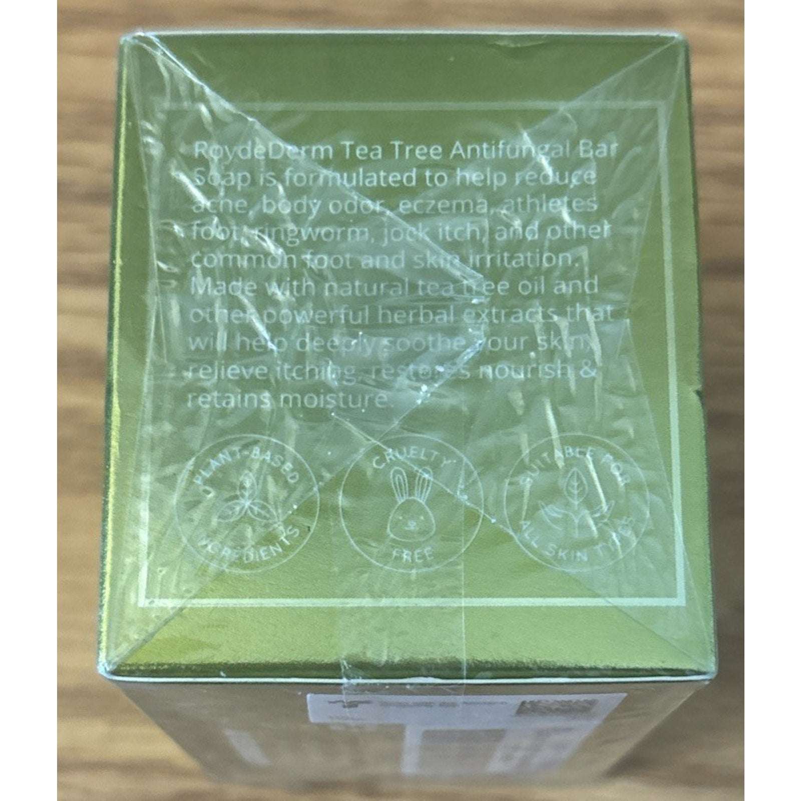 Roycederm Antifungal Antibacterial Treatment Tea Tree Soap 2 x 4.1 oz Soap Bars