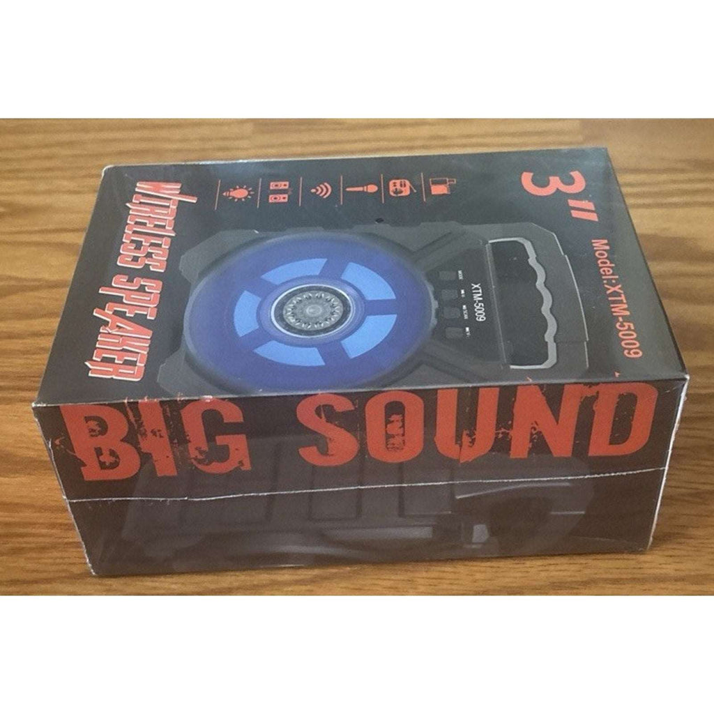 Portable Mini Bluetooth Speaker Karaoke Machine with Microphone & RGB LED Lights