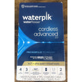 Waterpik Cordless Advanced 2.0 Water Flosser WHITE Rechargeable - WP580CD NEW