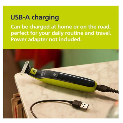 Philips Norelco OneBlade 360 Face Hybrid Electric Beard Trimmer Shaver QP2724/90