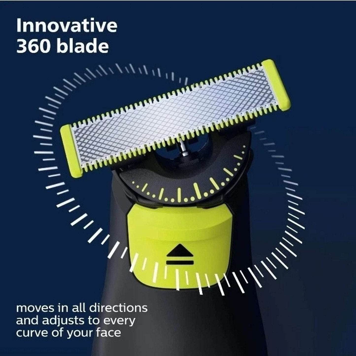 Philips Norelco OneBlade Pro 360 Face + Body Trimmer Shaver +2 Blades QP6542/70