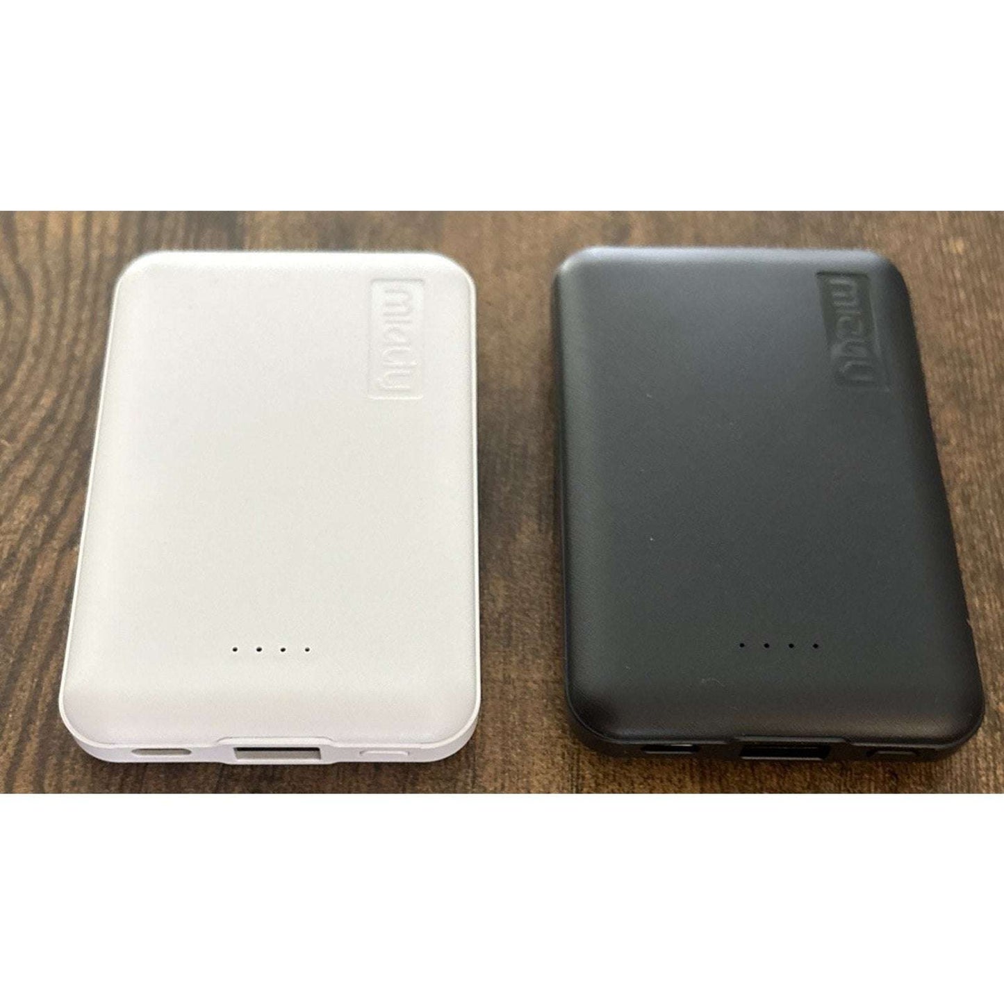 Miady 2-Pack 5000mAh Mini Portable Charger, 5V 2.4A USB-C Output Fast Charging