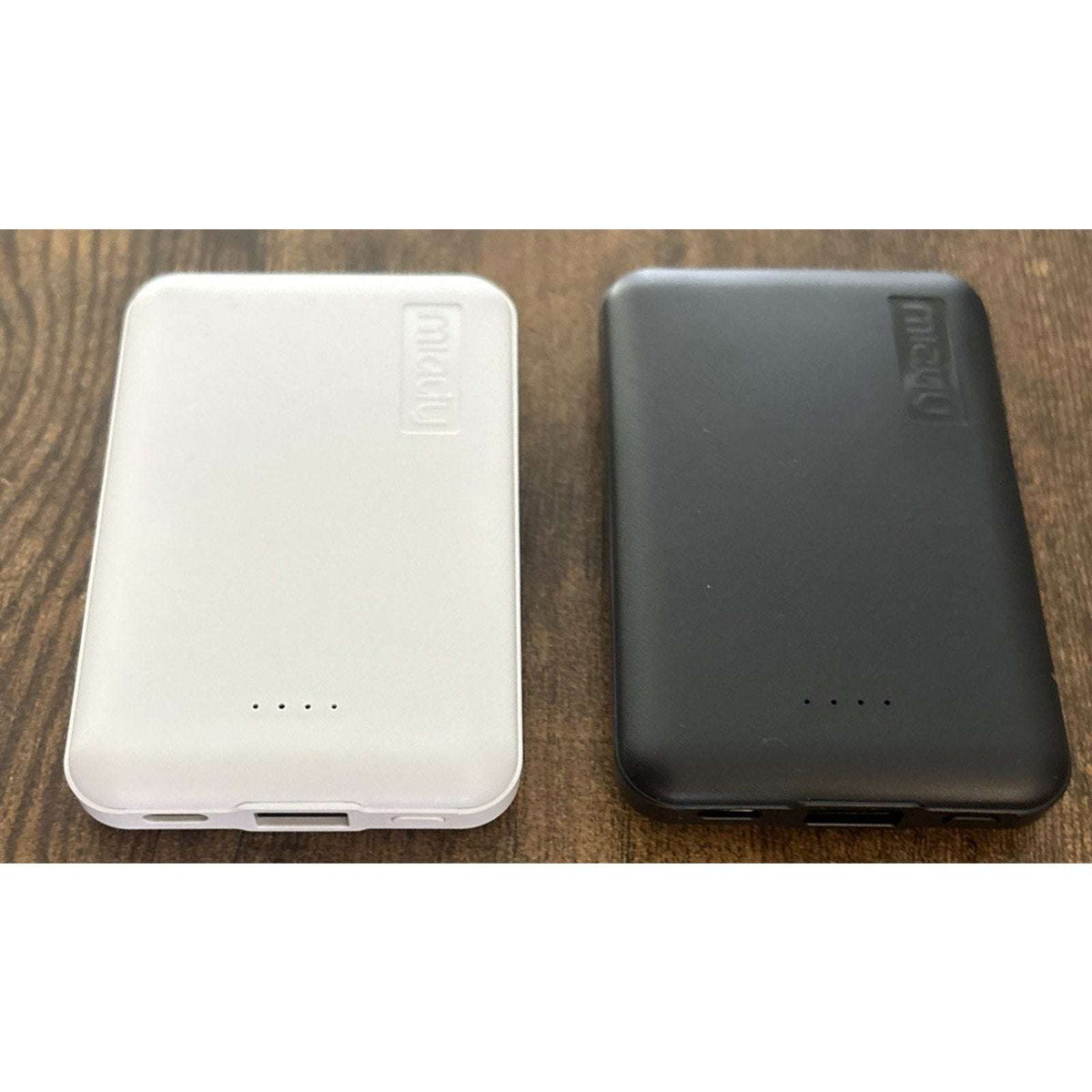 Miady 2-Pack 5000mAh Mini Portable Charger, 5V 2.4A USB-C Output Fast Charging