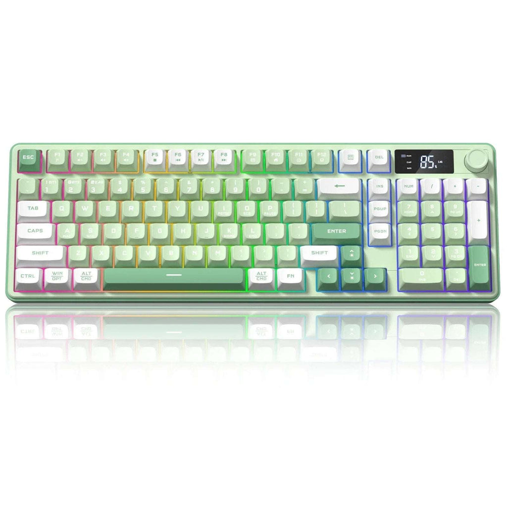 Womier DK98Pro 96% Wireless Tri-Mode RGB Smart Membrane Keyboard MultiMedia Knob