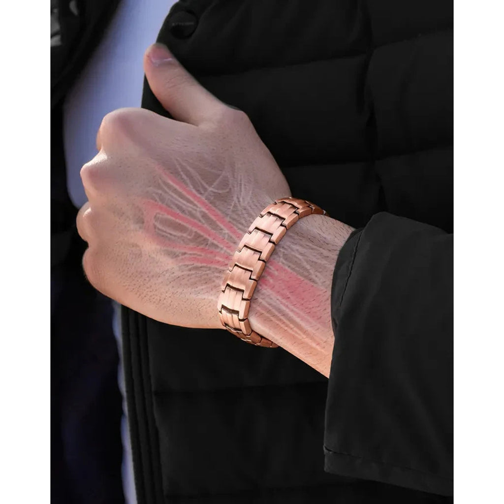 MagnetRX EllipseMAX 5X Strength Copper Magnetic Bracelet