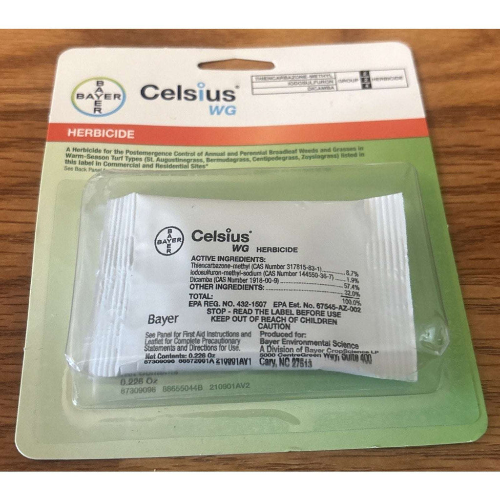 4x Celsius Herbicide - Single dose 0.226 oz Easy Mix Packet - Post Emergent