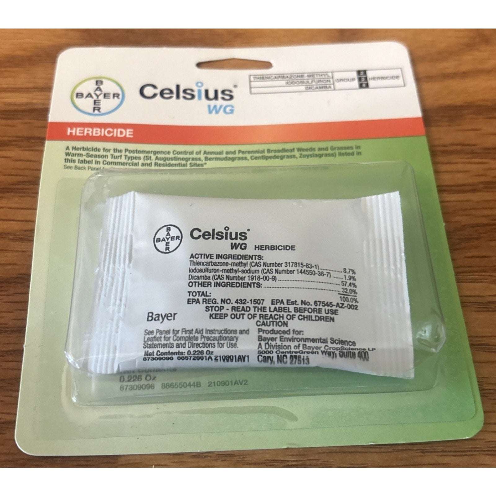 4x Celsius Herbicide - Single dose 0.226 oz Easy Mix Packet - Post Emergent