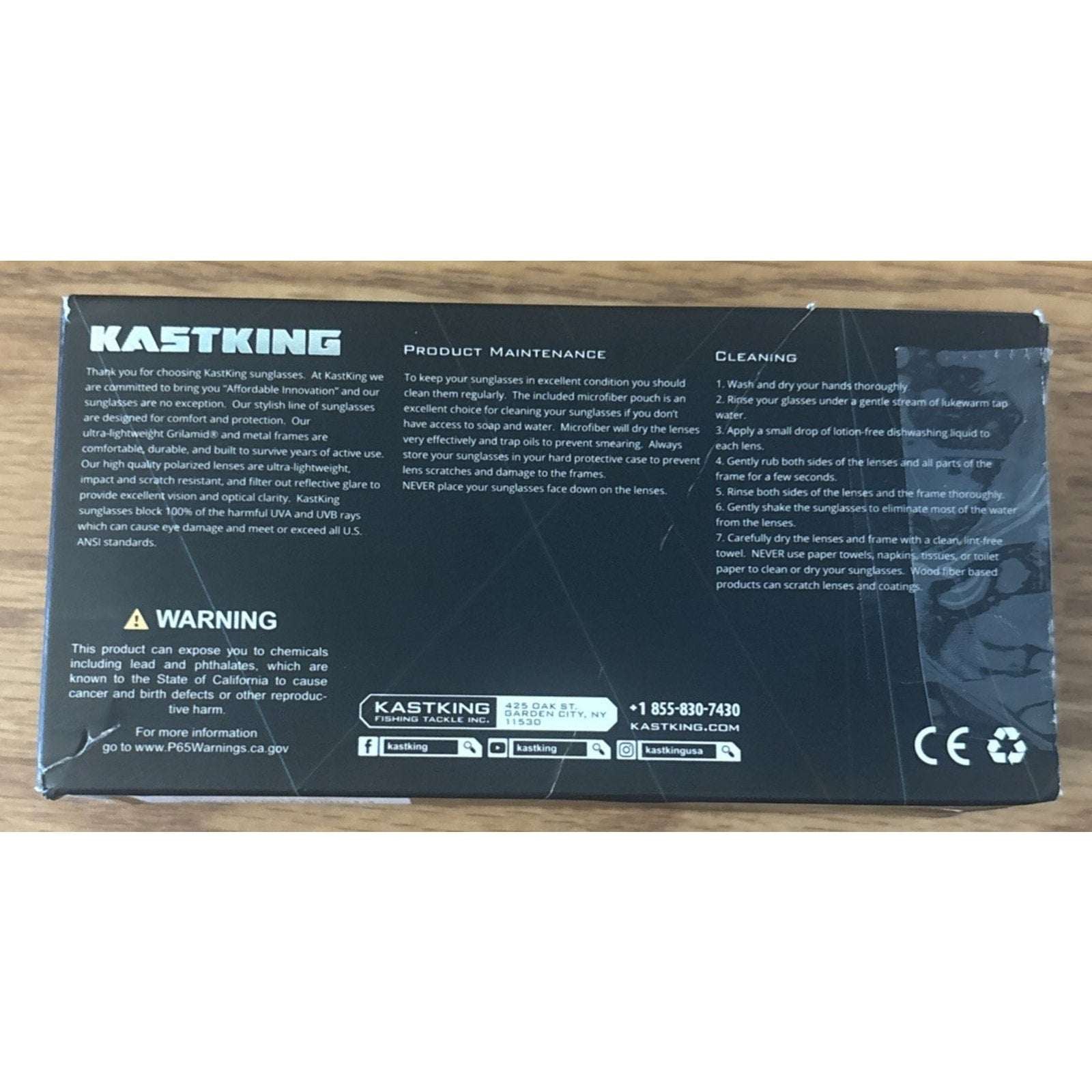 Kastking Skidaway Matte Blackout Polarized Smoke Lens Sunglasses KSGPLNSK-MBS-C