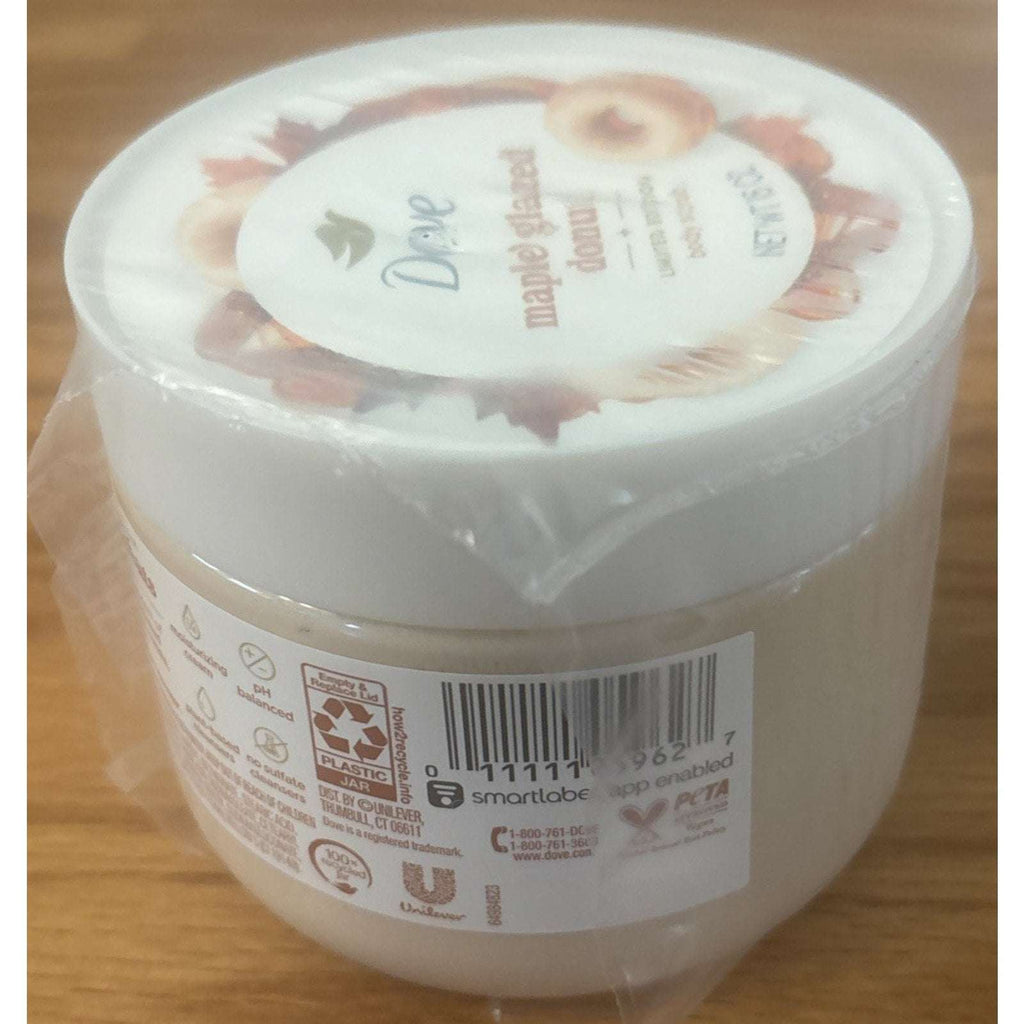 2PC Dove Limited Edition Maple Glazed Donut Body Wash & Body Scrub Set