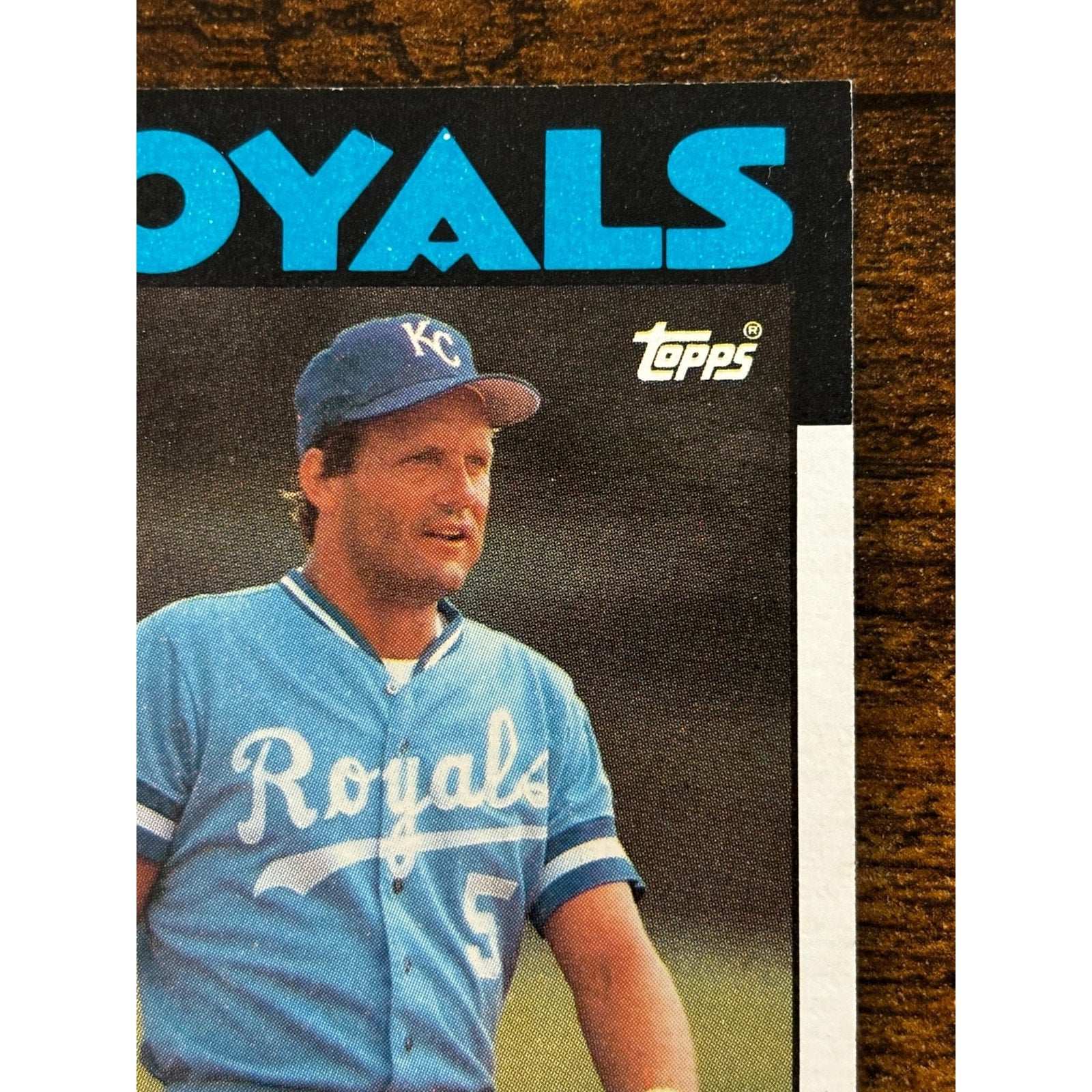 1986 TOPPS #300 GEORGE BRETT KANSAS CITY ROYALS Baseball Card