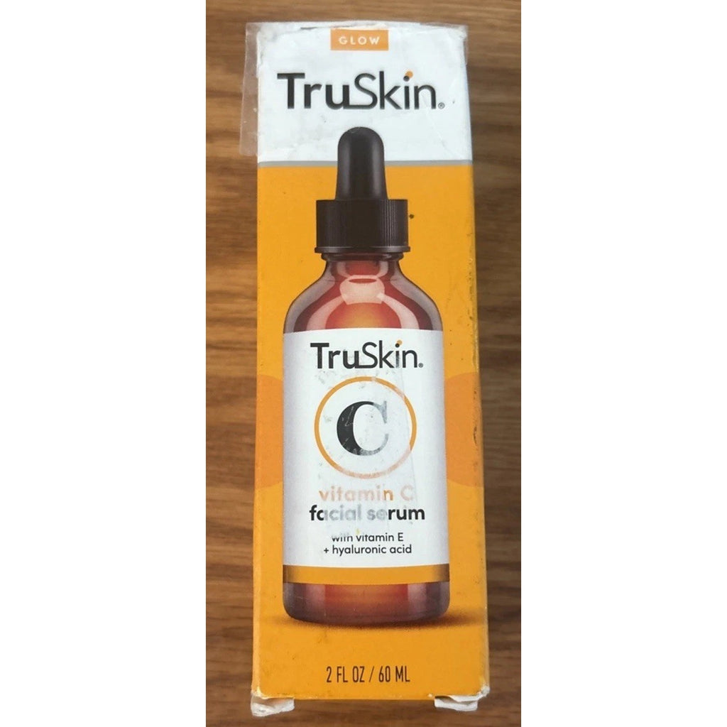 TruSkin Vitamin C Facial Serum, 2oz Brightening Anti Aging Vit E Aloe Hyaluronic