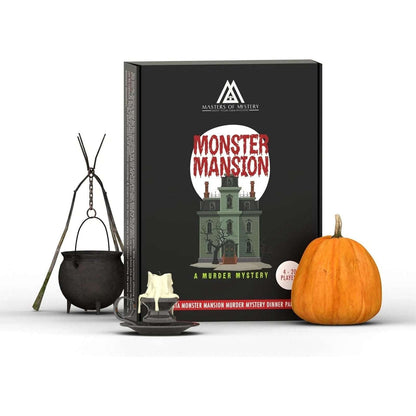 Masters of Misery Monster Mansion Murder Mystery Dinner Party Game 4-20 Players