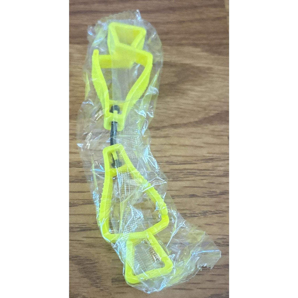 Heavy Duty Work Glove/Hat Clips Holders Belt Attachment 50-Pack Yellow Z-Shaped