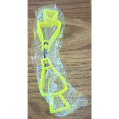 Heavy Duty Work Glove/Hat Clips Holders Belt Attachment 50-Pack Yellow Z-Shaped