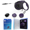 Smart Retractable Dog Leash Set w/ LED Light, Bluetooth Speaker, Bag Dispenser
