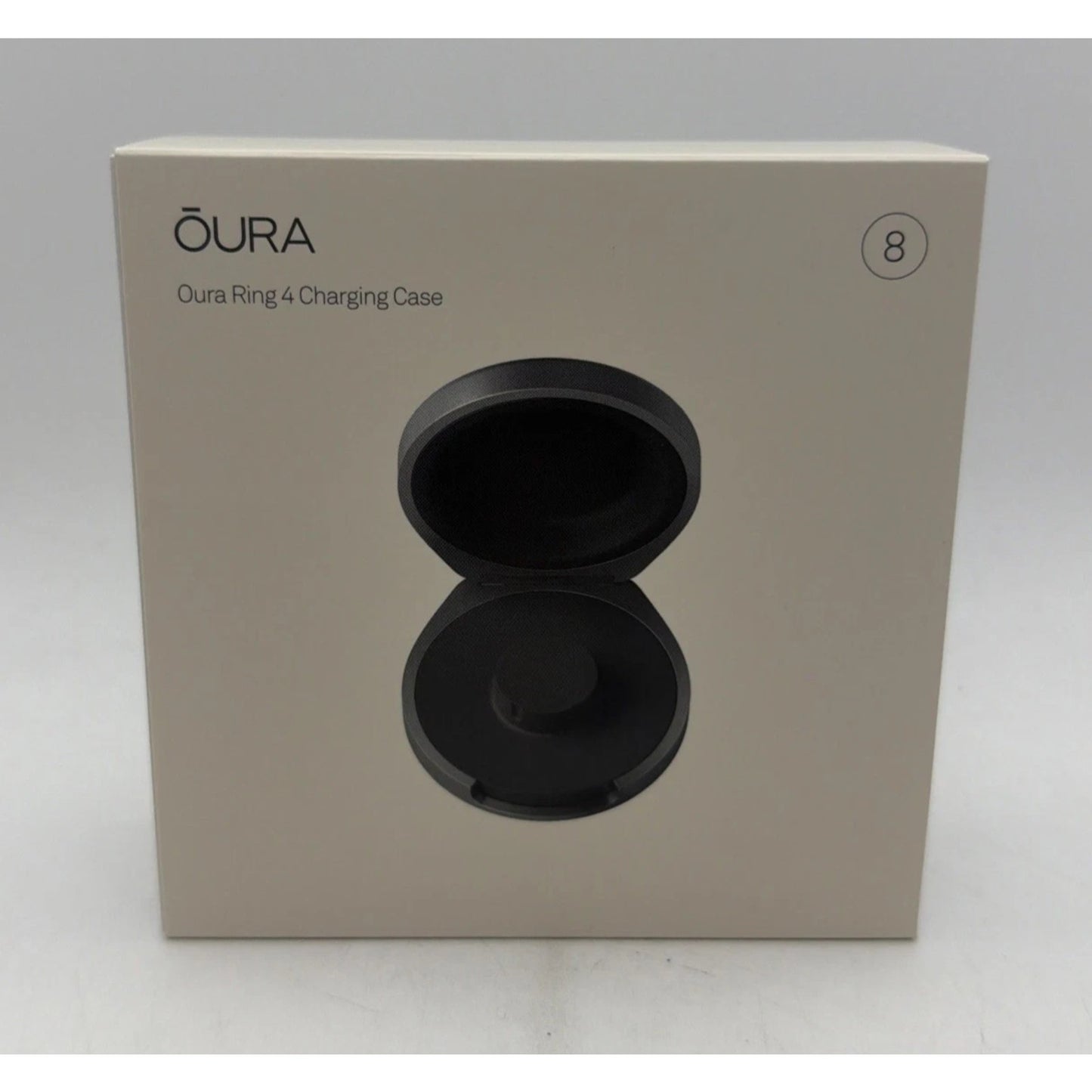 Oura Ring 4 Portable Charging Case Size 8 - NEW - 90 Min Full Charge