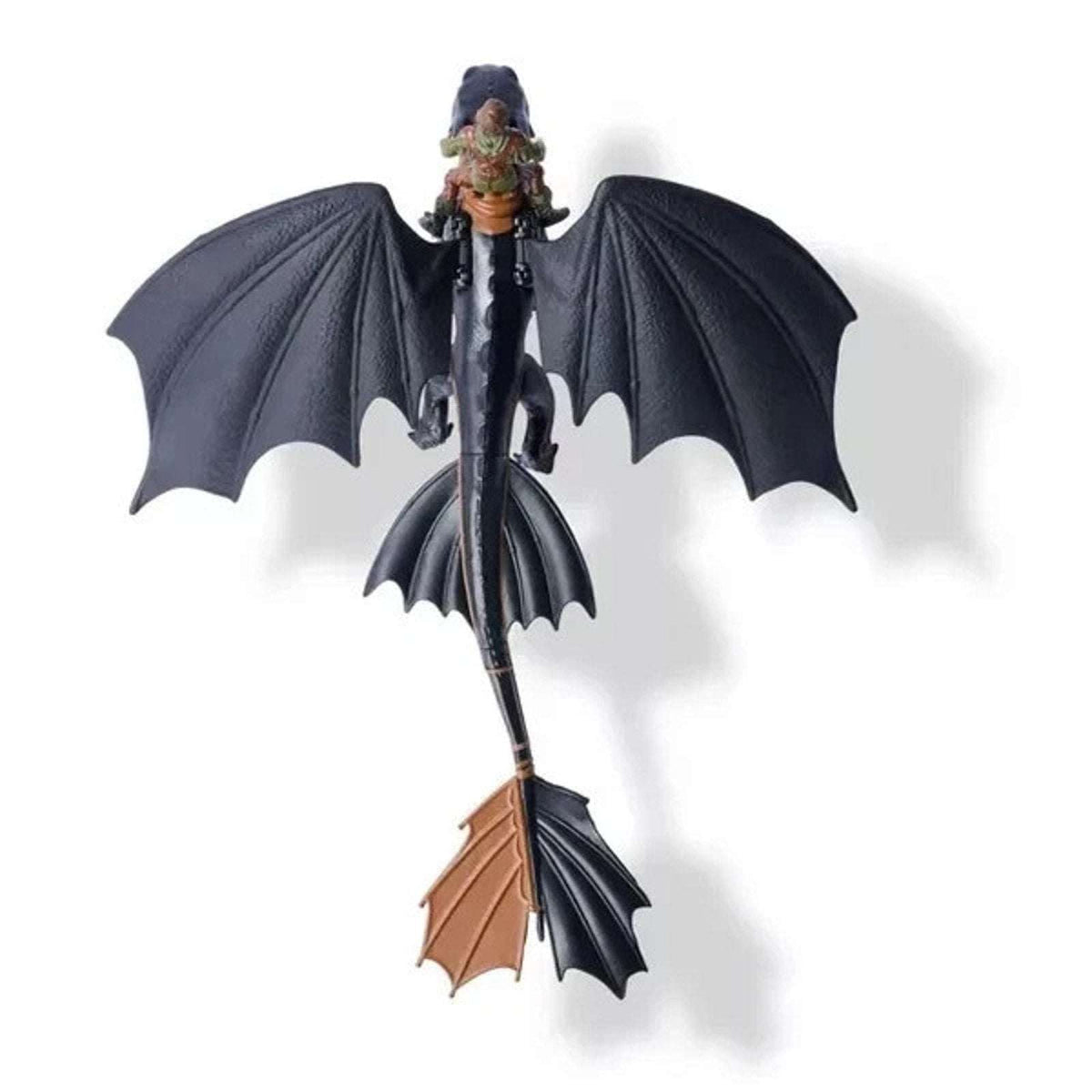 How to Train Your Dragon Toothless + Hiccup Action Figure Feel Real Dragon Wings
