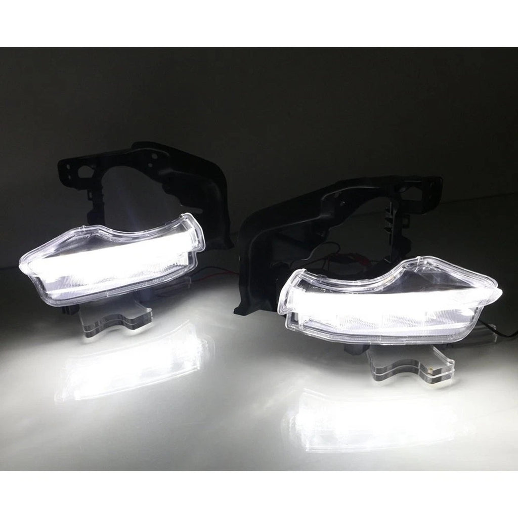 Pair DRL For Toyota Highlander 2014 2015 2016 LED Daytime Running Light Fog Lamp