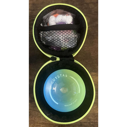 MAGICYOYO Crystal K2 Professional Responsive YOYO Kit Tools & Case Blue Green