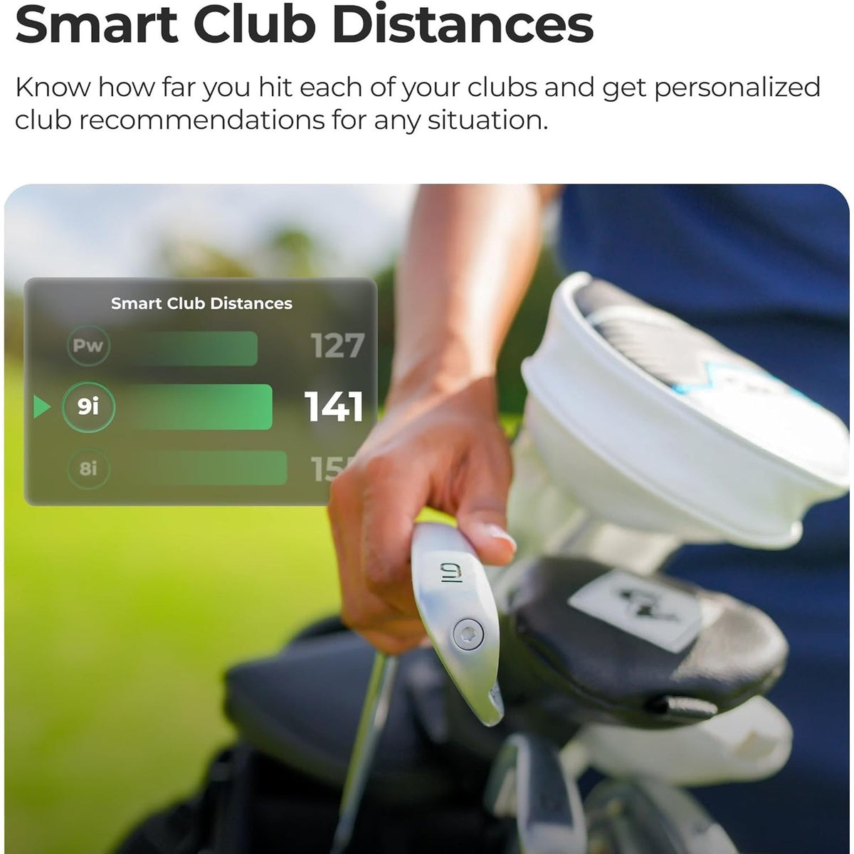 ARCCOS GOLF Gen 4 SMART SENSORS Smoke 80015 AI GPS Rangefinder Game Tracking Set