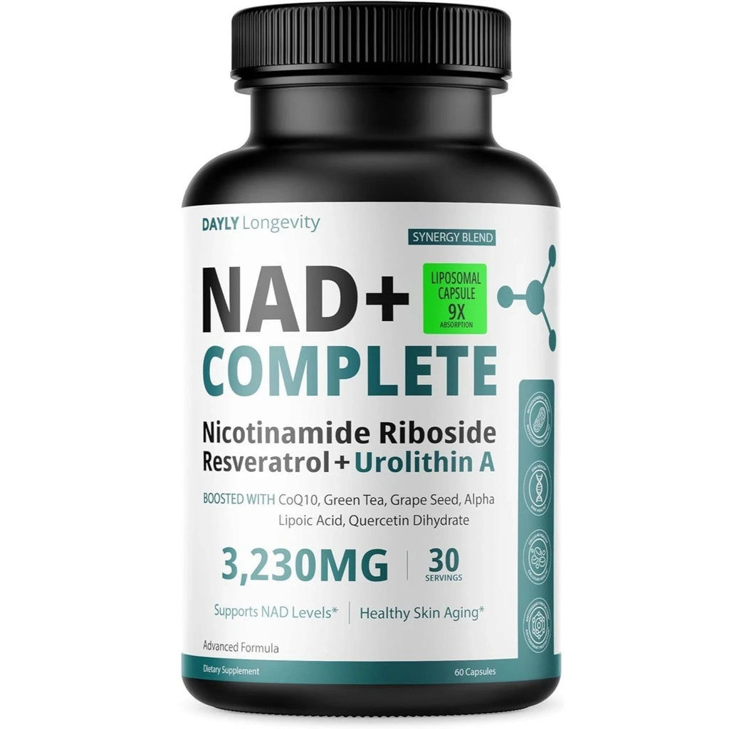 Dayly NAD+ 3230mg Nicotinamide Riboside NAD Resveratrol Supplement 1-Pack 30 Ct