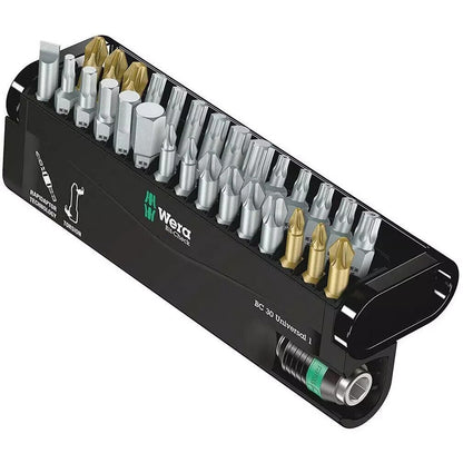 Wera Bit-Check 30 Universal 1 Rapidaptor Holder & Bit Set (30-Piece)05135818001