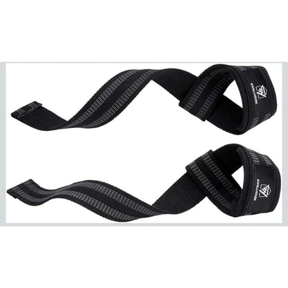 SWOLLHOUSE Knee Wraps + Wrist Wraps + Weight Lifting Straps Bundle (1 Pair Each)