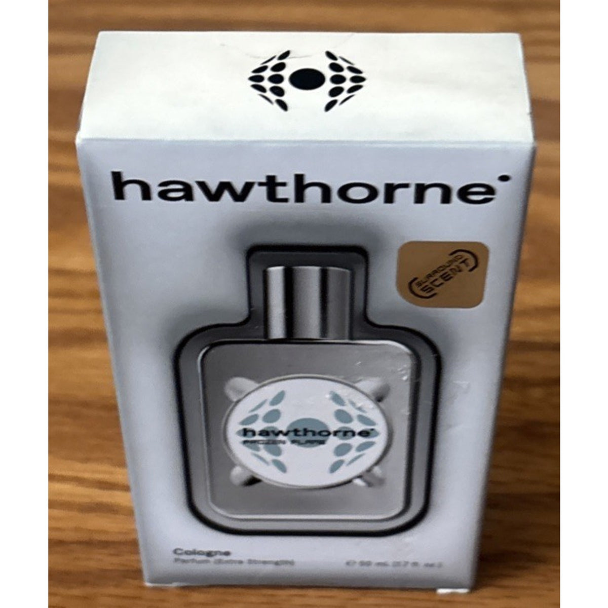 Hawthorne FROZEN FLAME 1.7 oz Cologne Parfum Black Vanilla Chrome White Cedar