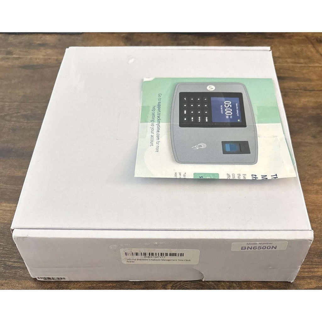 uAttend BN6500N Biometric Fingerprint WiFi Time Clock System for Business SEALED